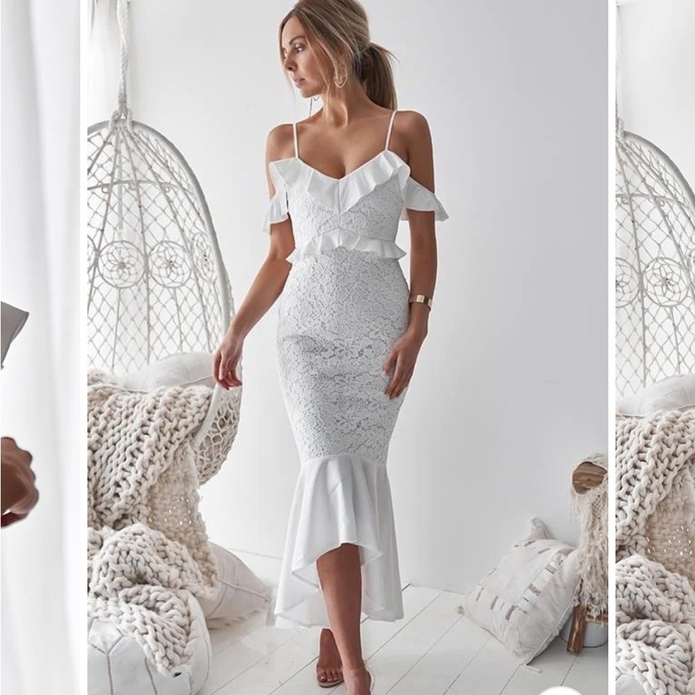 Jaus- Taylor dress (white)